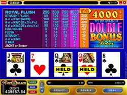 Double Bonus Poker